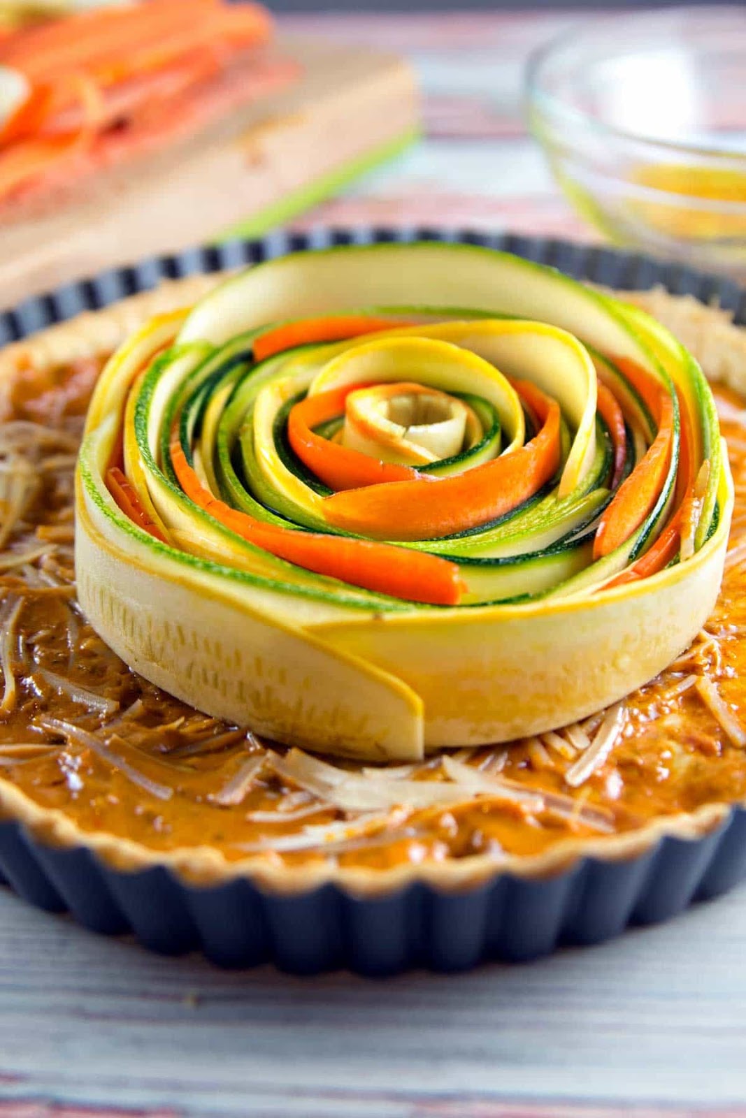 SPIRAL VEGETABLE TART My Favorite food and Recipe