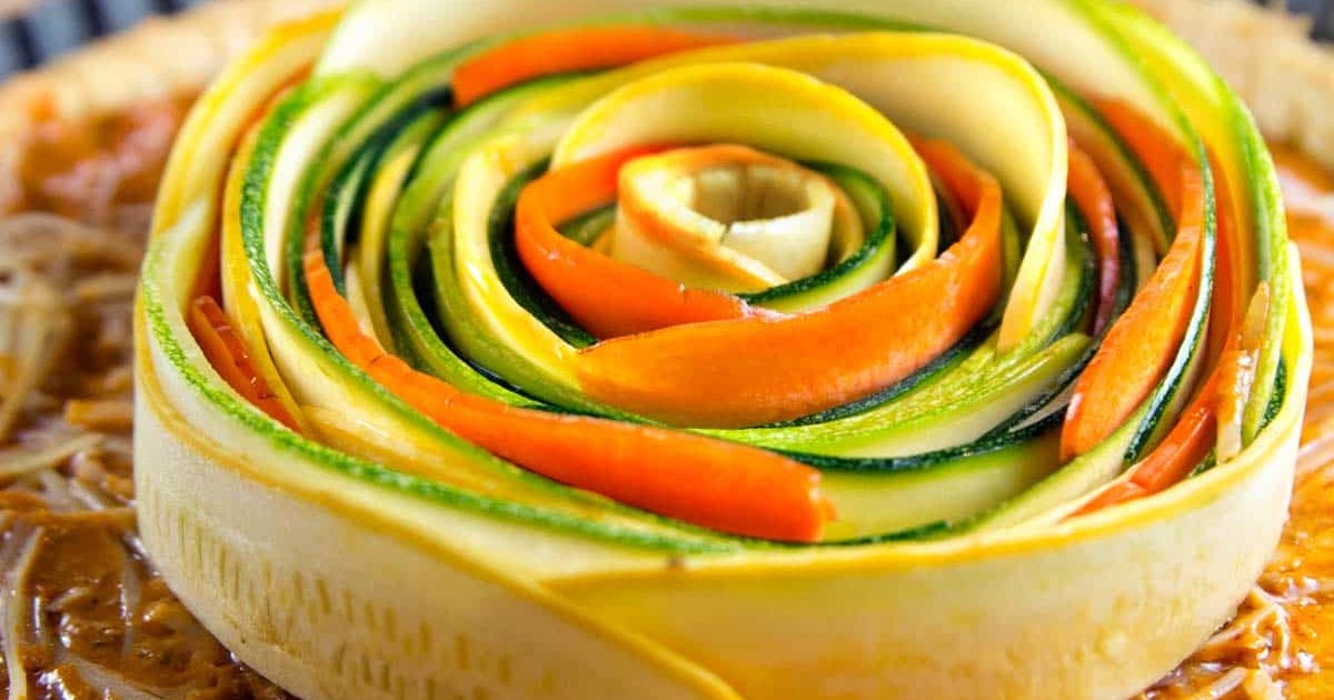 SPIRAL VEGETABLE TART My Favorite food and Recipe