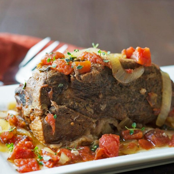 Quick and Easy 5 Ingredient Slow Cooker Pot Roast by Fearless Dining