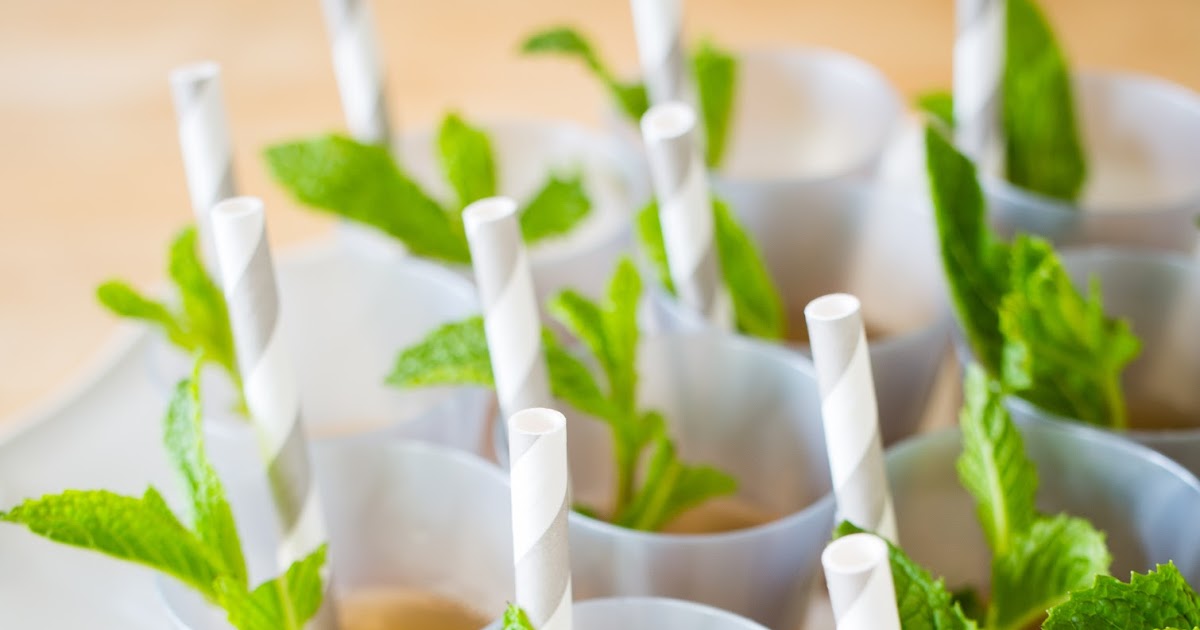 e is for eat J is for {Mint} Julep Jello Shots