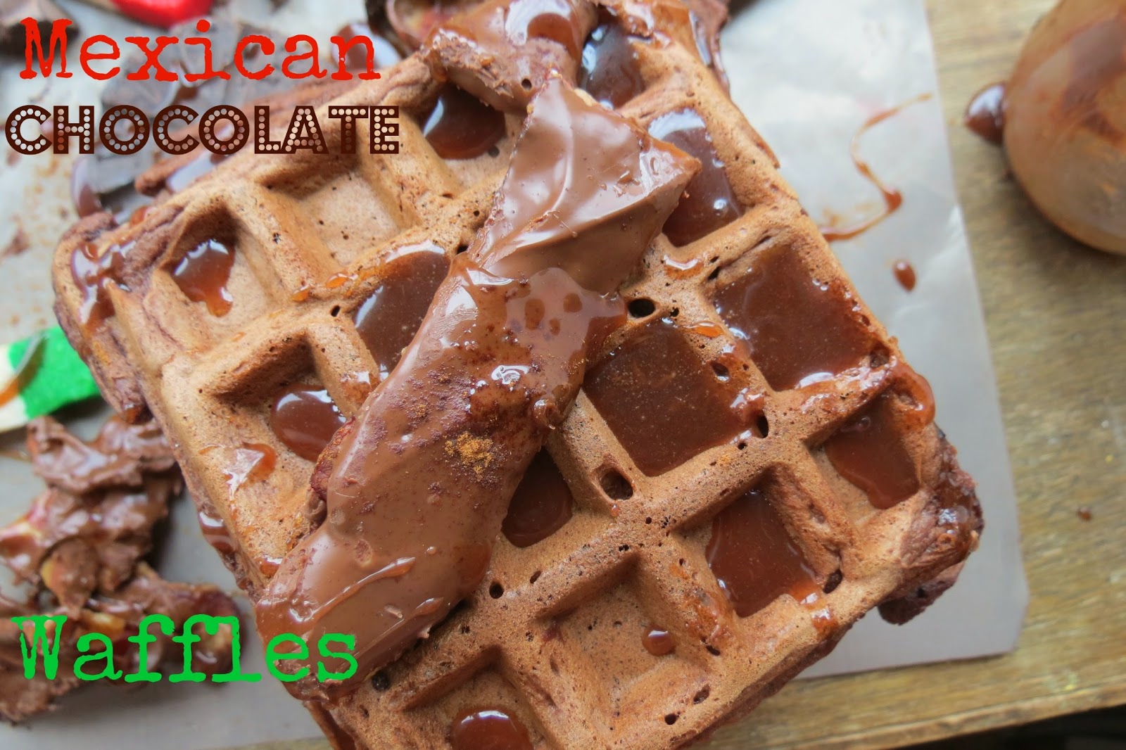 chica chocolatina Mexican Chocolate Waffles & Mexican Chocolate Bacon