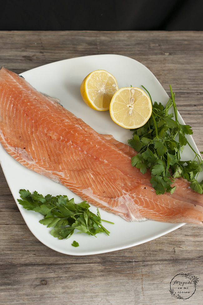 SALMÓN A LA CREMA DE LIMÓN Atrapada en mi cocina