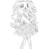 HD Monster High Halloween Coloring Pages Free