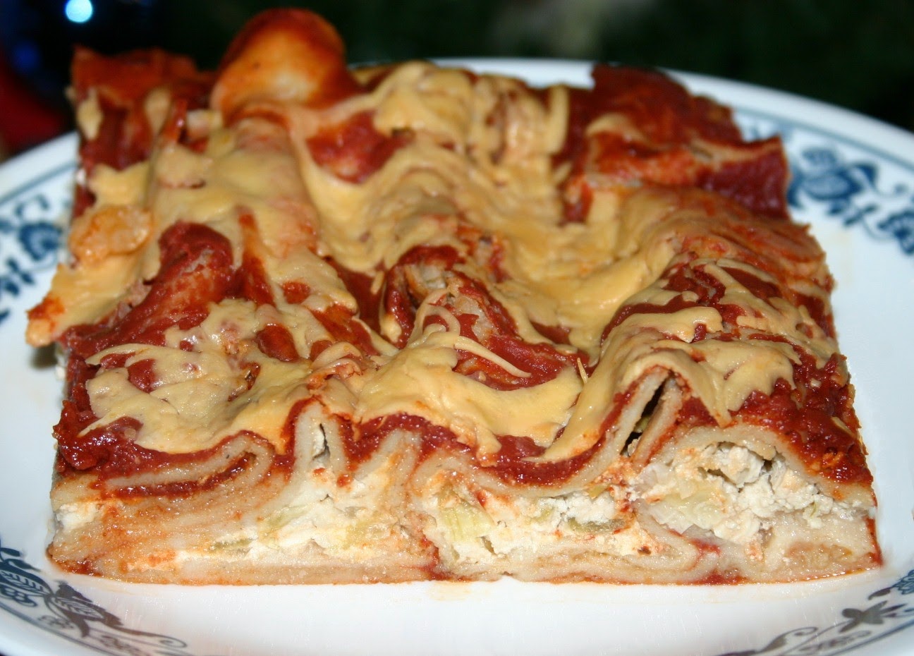 Vegetarian Family Cooking Sour Cream Enchiladas