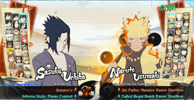 Roupas de Naruto Shippuden: Ultimate Ninja Storm 4