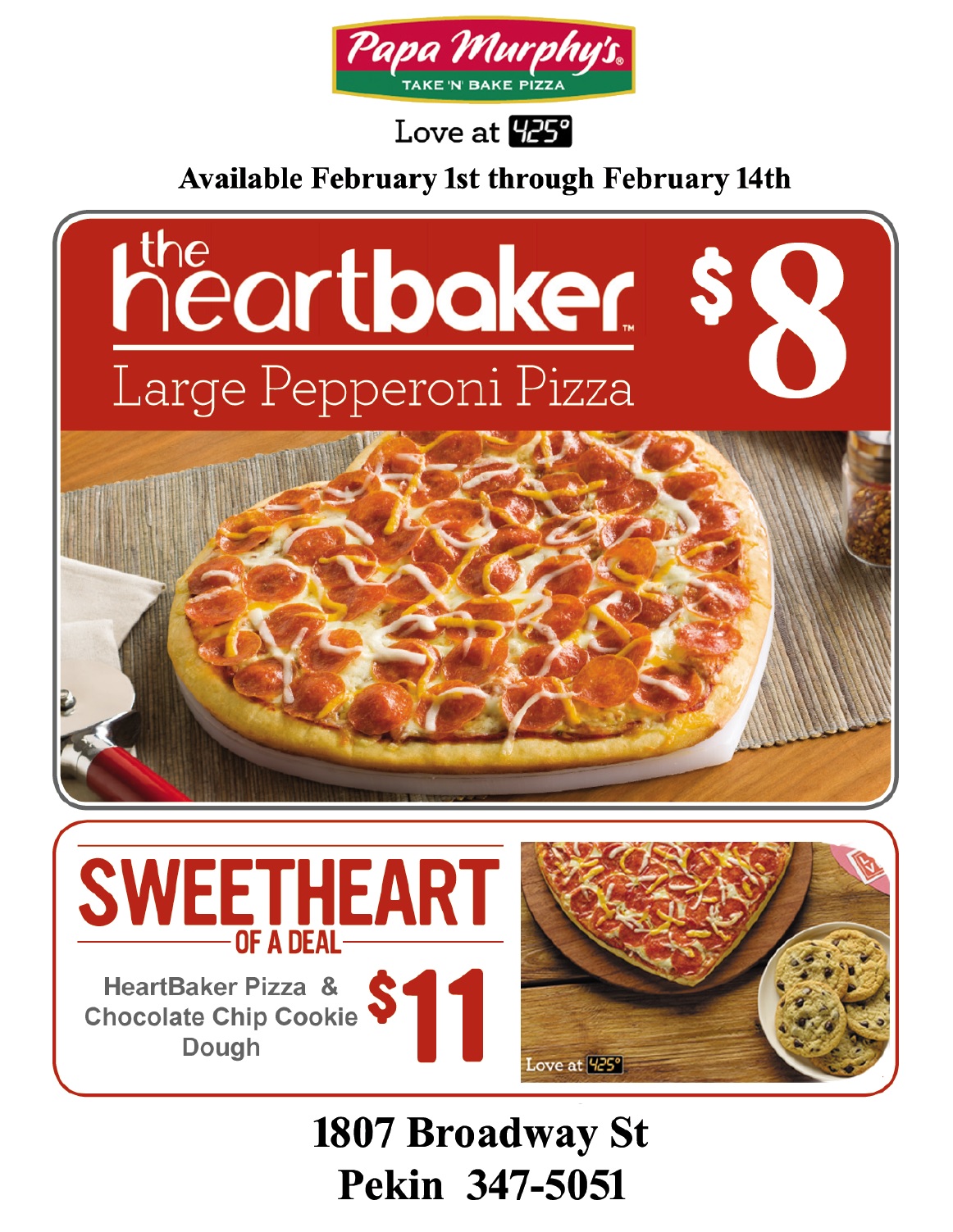Papa Murphy's February Deals!