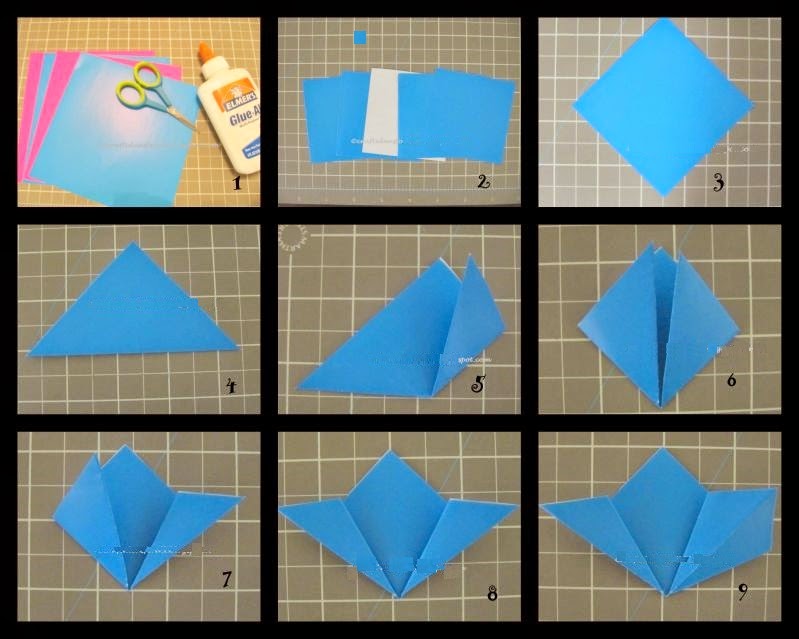 how to make an origami kusudama flower easy arts and crafts ideas