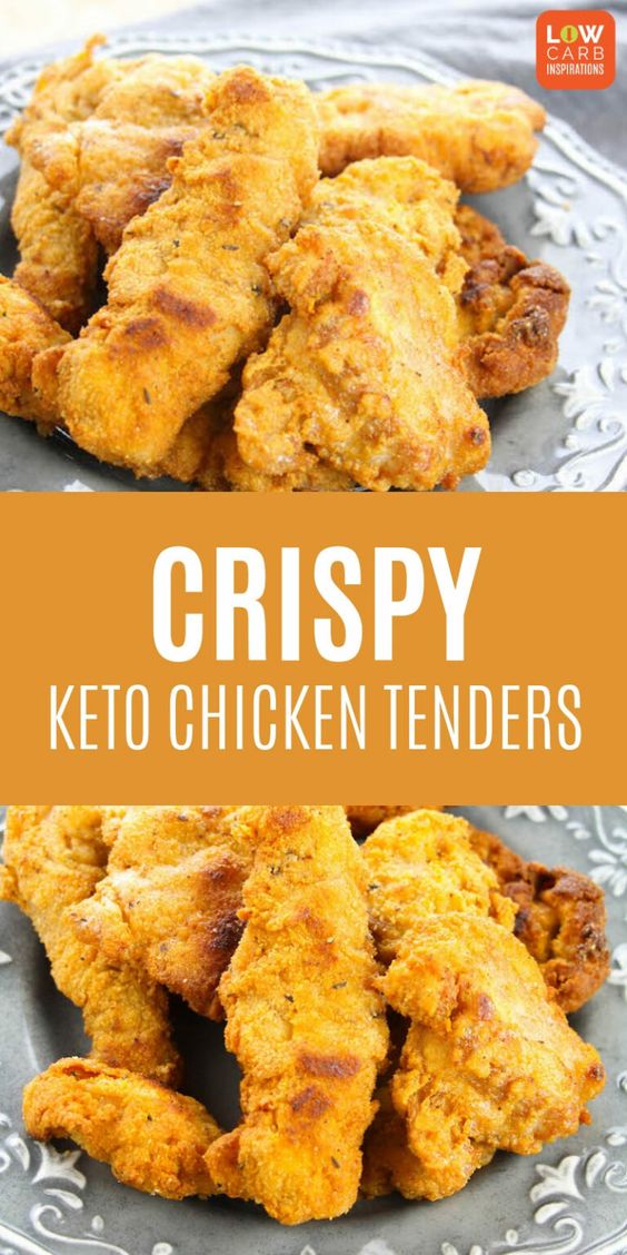 the best keto chicken tenders - healthy dinner recipe
