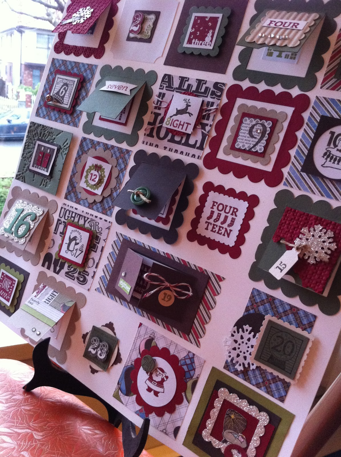 Advent Calendar! 604 Cloth, Paper, Scissors scrapbook, card making