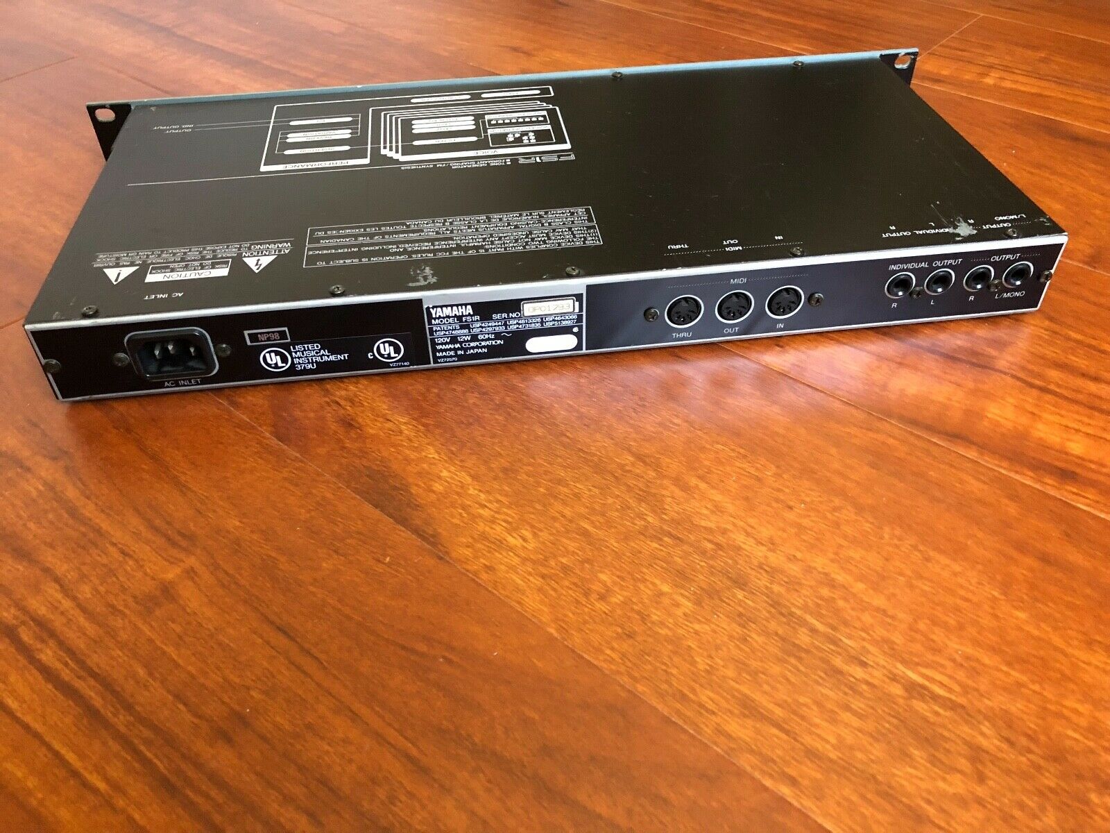 MATRIXSYNTH: Yamaha FS1r SN OP01793
