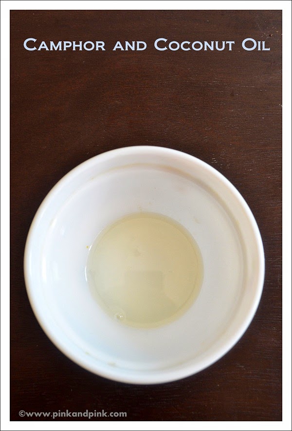 Camphor and Coconut oil Natural Remedy For Cold, Cough and Chest