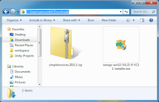 Install SimpleInvoices on Windows 7 with XAMPP tutorial 3