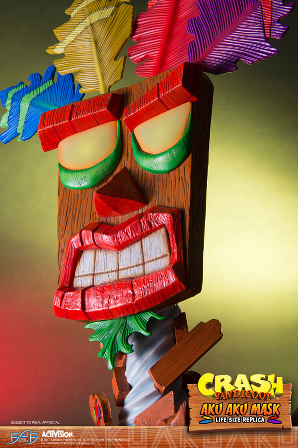 Crash Bandicoot Aku Aku Life Size Mask (First 4 Figures) Crash Bandicoot Aku Aku Life Size Mask (First 4 Figures)