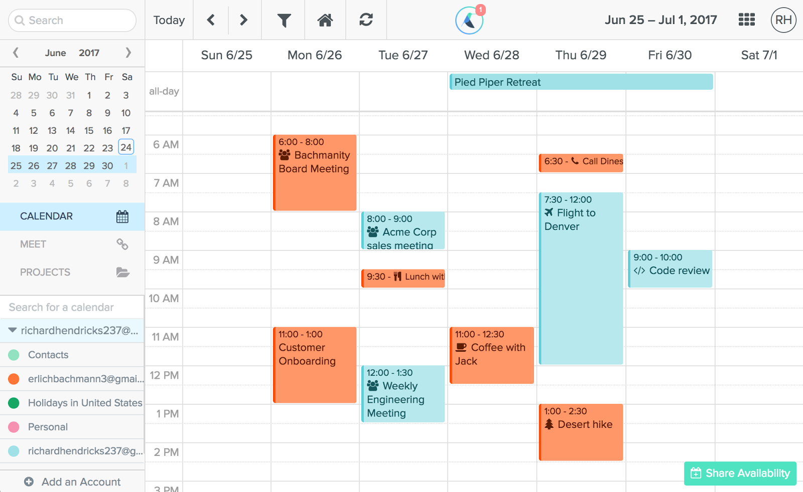 online schedule planner