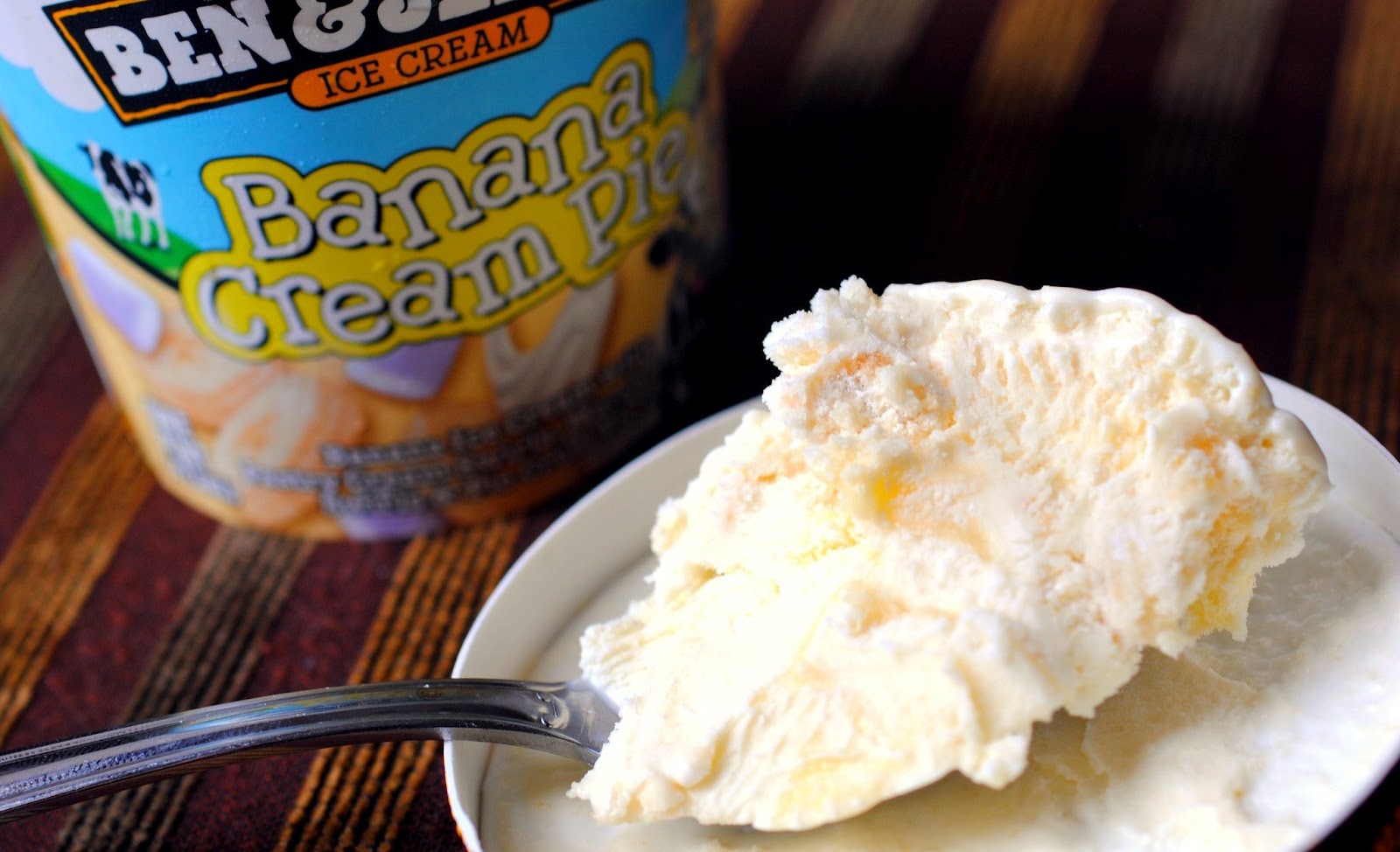 food and ice cream recipes REVIEW Ben & Jerry's Banana Cream Pie