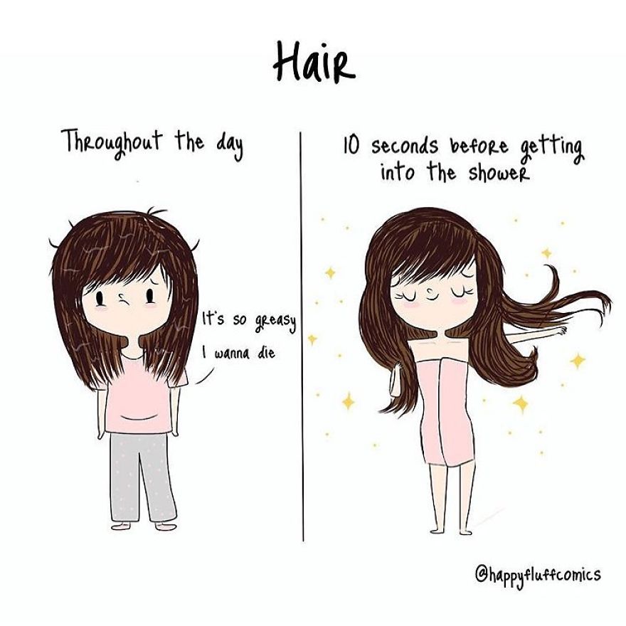 25 Common Issues Women Face Illustrated In Hilariously Honest Comics
