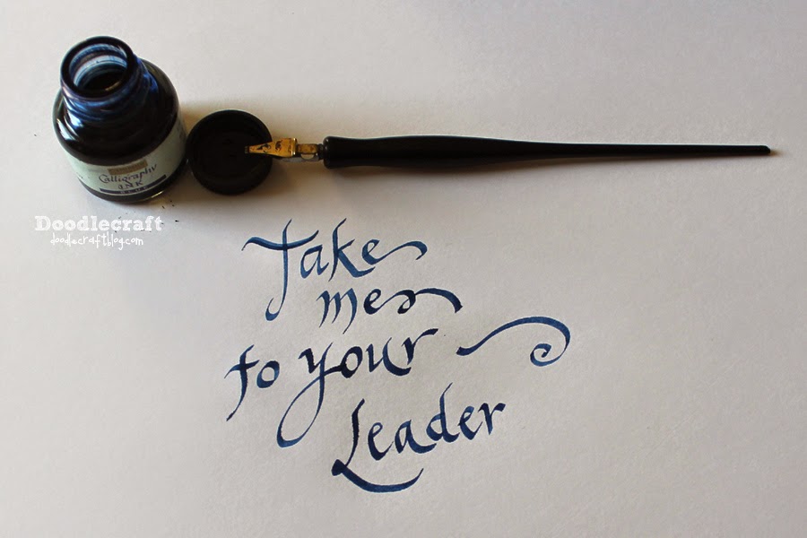 Doodlecraft How to Fake Script Calligraphy!