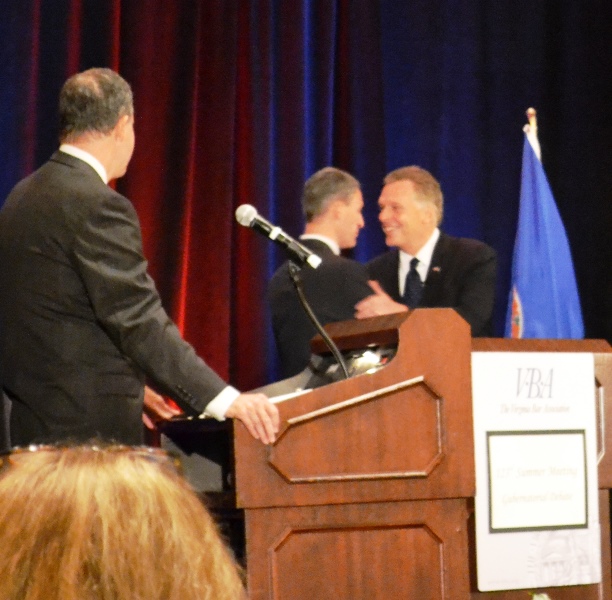 SWAC Girl Virginia Bar Association gubernatorial debate at The