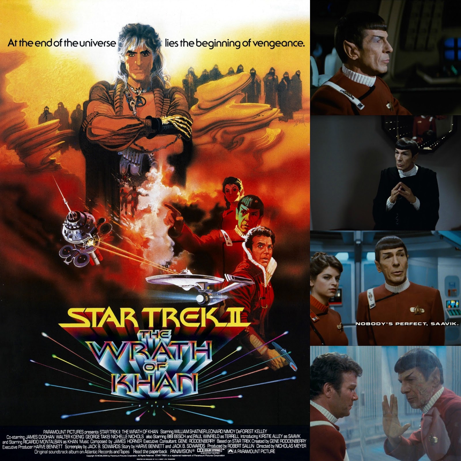 Стар трек 2 гнев хана 1982 Постер. Star Trek: the Wrath of Khan movie poster. Звезда хана