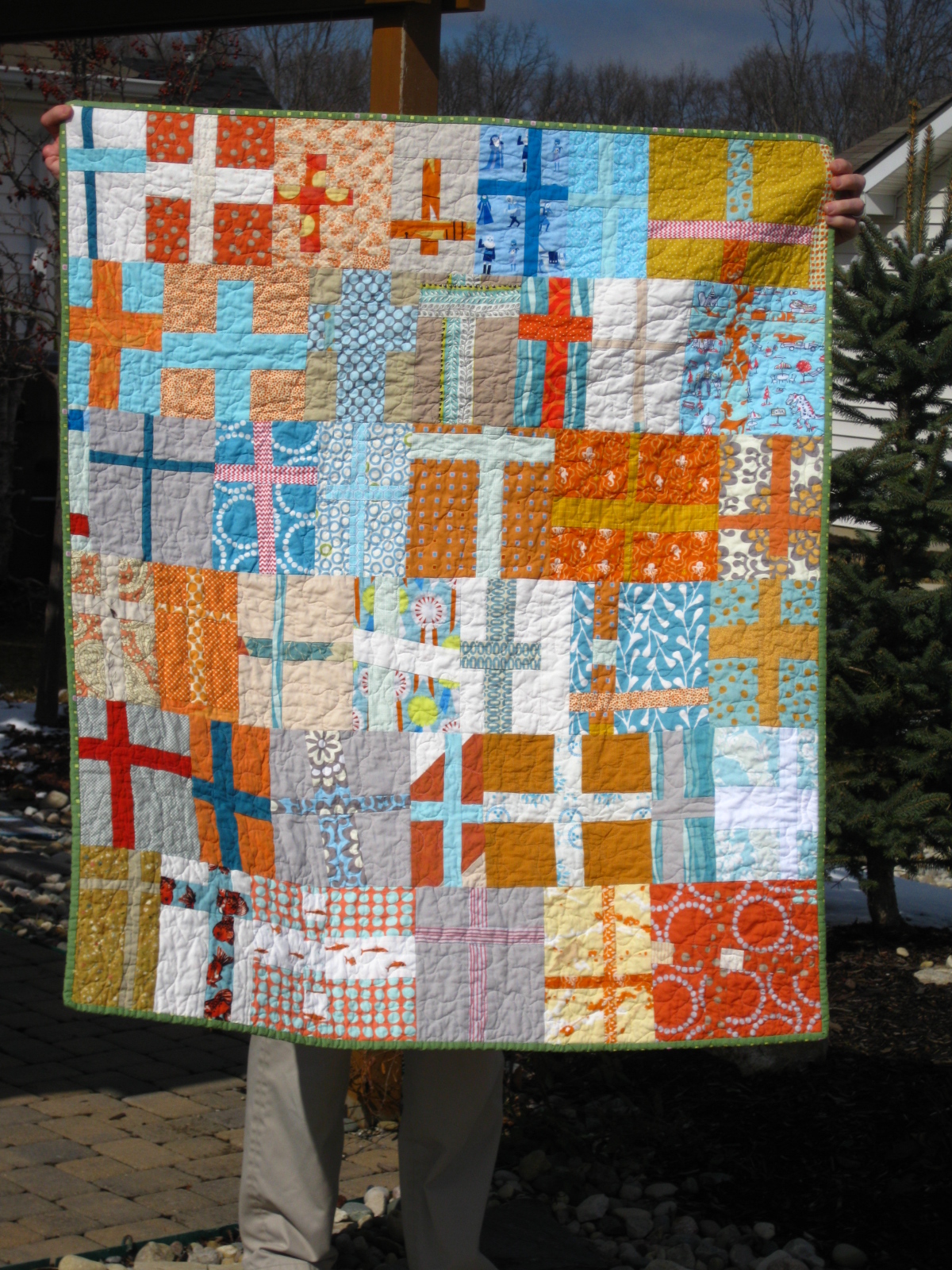 Lollyquiltz More Modern Cross Quilts