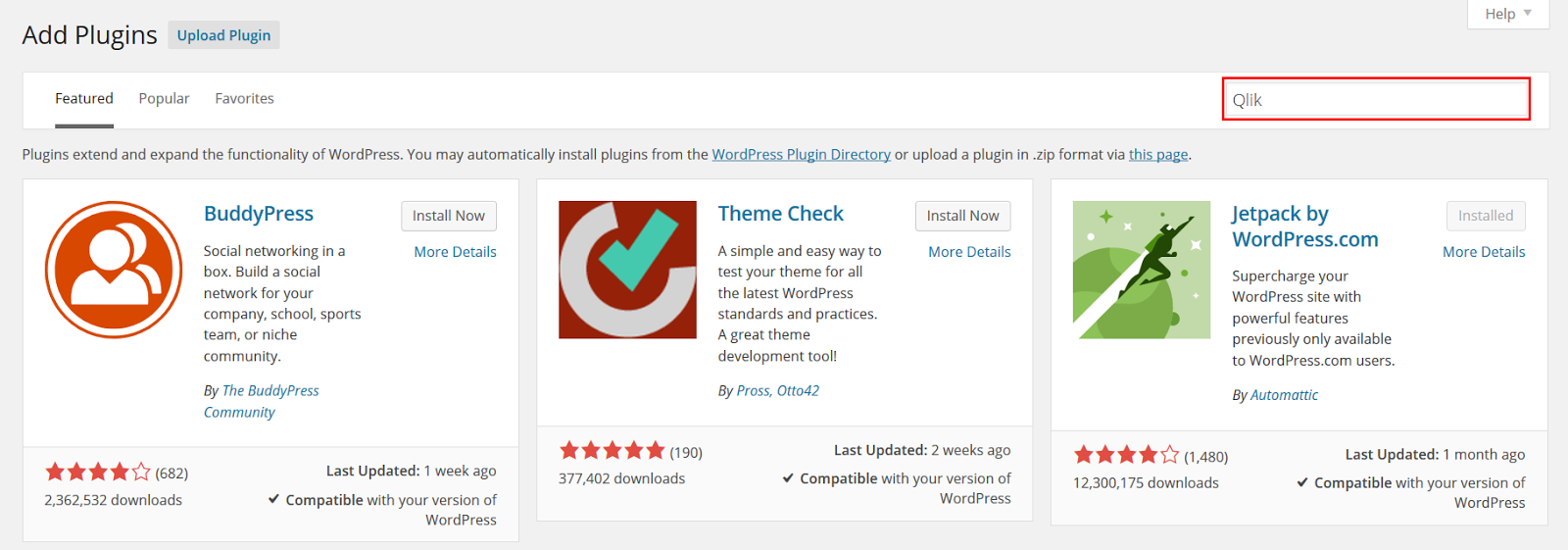 QlikView Addict Qlik for Wordpress Plugin