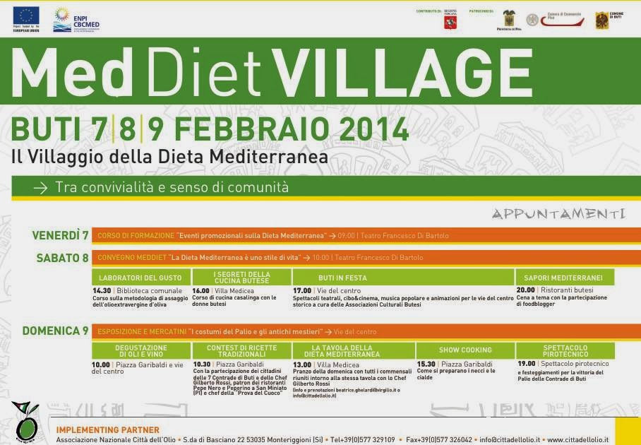 med-diet village, buti 7/8/9 febbraio 2014