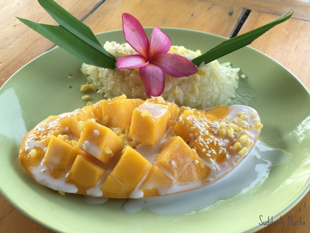 Suddenly Marta: Receta de Mango Sticky Rice y cómo preparar arroz glutinoso