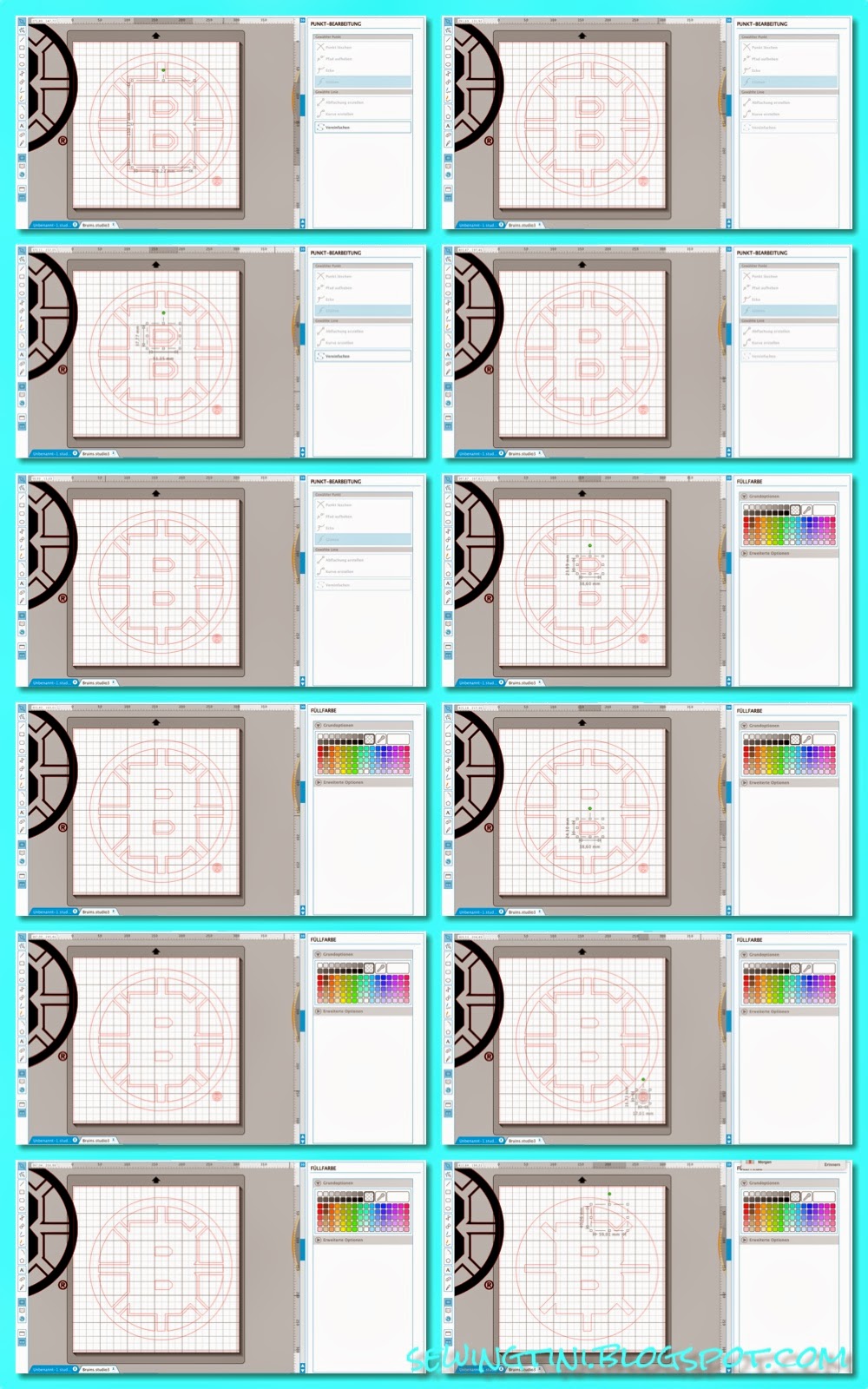 Tinis Plotter-Tutorials - Folge 5 - Nachzeichnen von mehrfarbigen Motiven