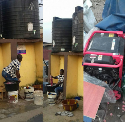 1a1a Photos:Desmond Elliot surprises a homeless woman with a well furnished apartment