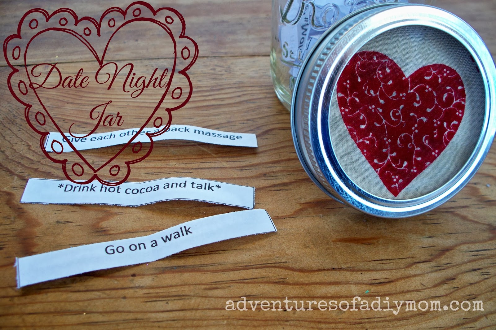 Date Night Box or Jar Adventures of a DIY Mom