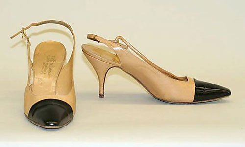 Miss Rayne On Shoes: Shoe Icons: Chanel Two Tone Slingback