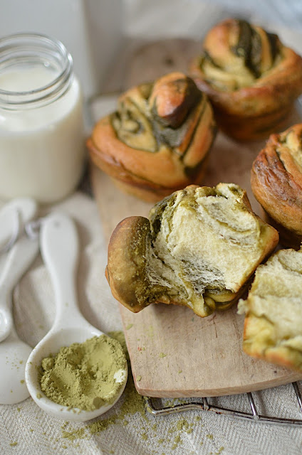Brioche au thé matcha