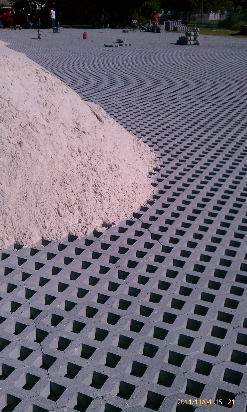 Just not Fill Dirt Anymore Paver Base / 3/8 Concrete Screenings for