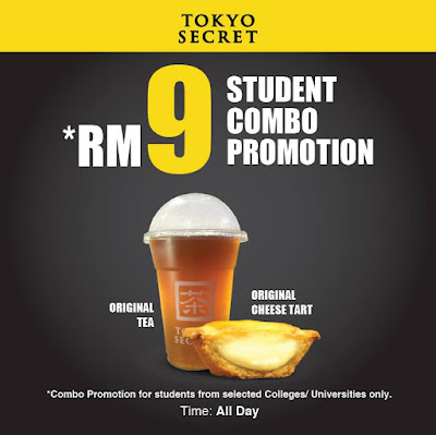 Tokyo Secret Student Combo RM9 Discount Offer Promo