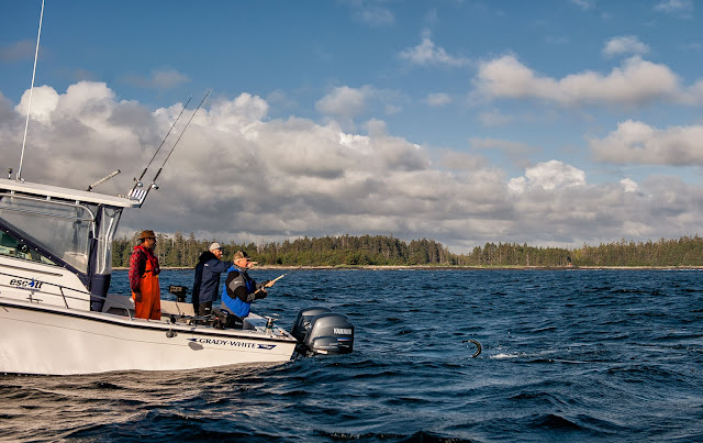 Salmon Fishing with Escott Sportfishing in Haida Gwaii