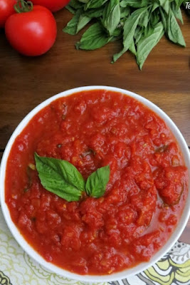pressure cooker tomato-basil marinara sauce