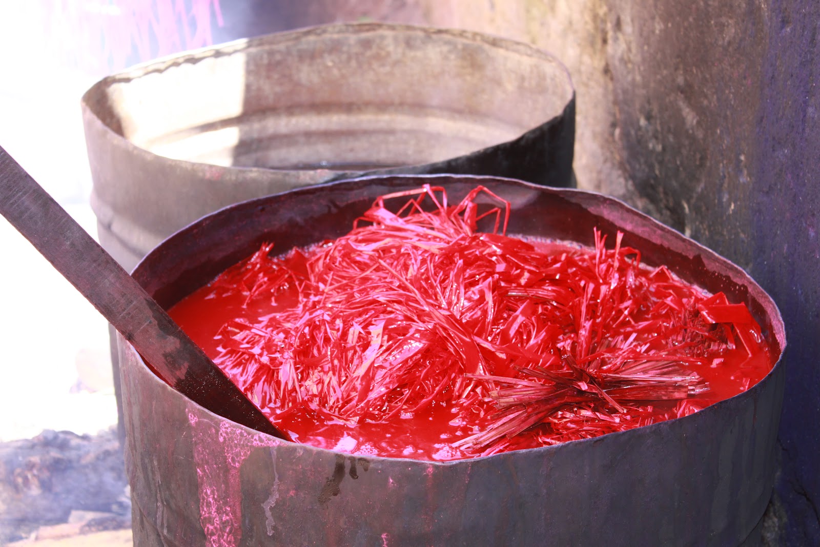 Fabrication du raphia