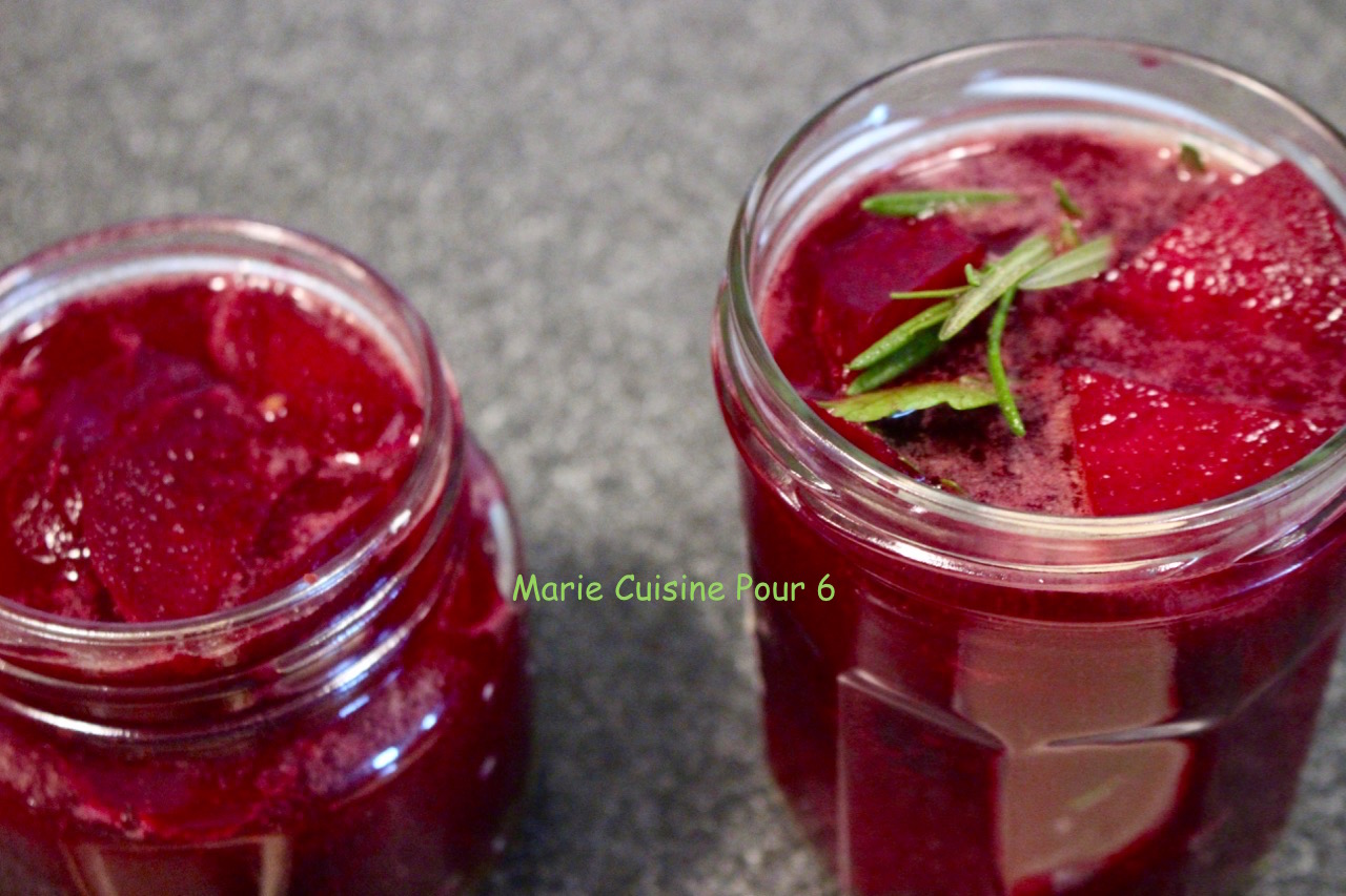Marie cuisine pour 6 PICKLED BEET AND TURNIP / PICKLES DE BETTERAVE ET