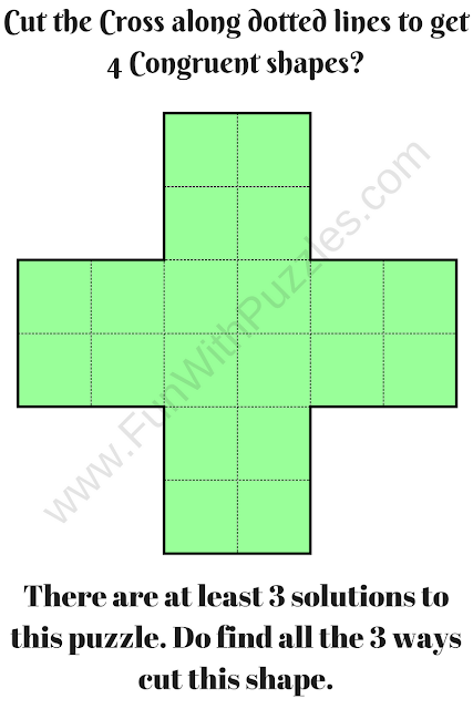 Cut the Cross Puzzle