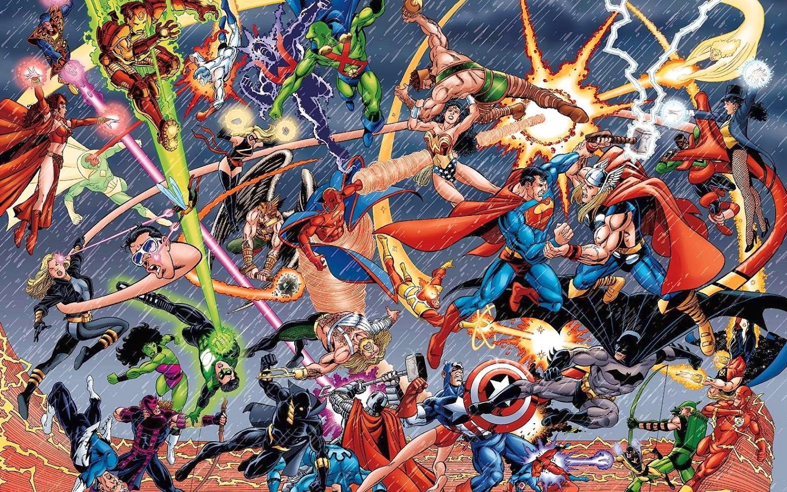 Resultado de imagem para "DC vs. Marvel: O Conflito do Século"