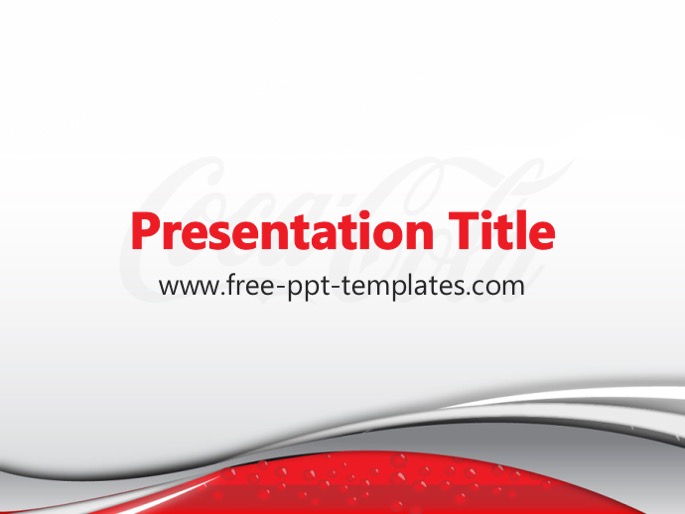 CocaCola PPT Template