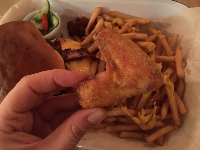 Spicy chicken wings at Meatcure in Leicester