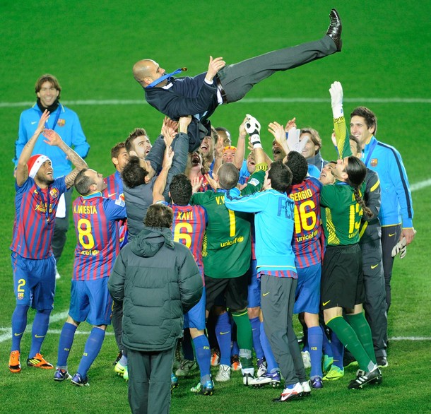 Barca Celebrating World Club Cup Victory in Pics