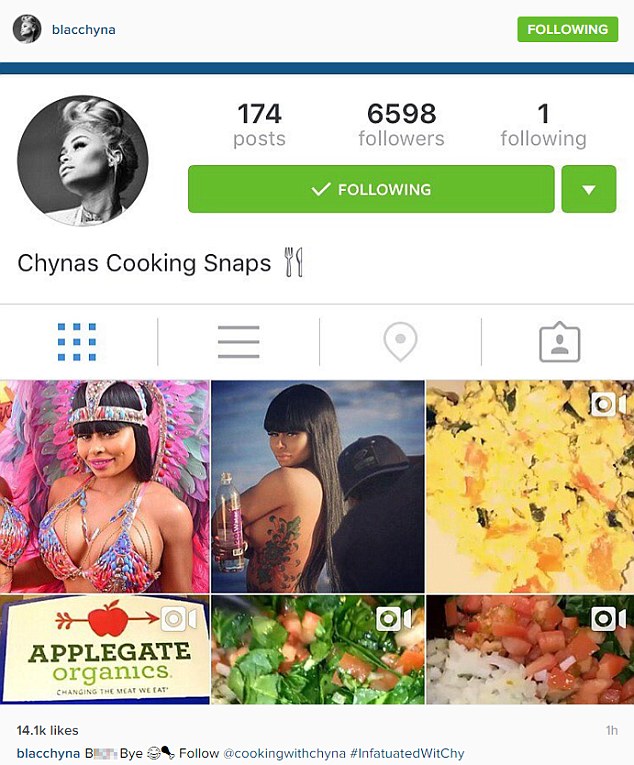 Blac Chyna accused Kylie Jenner of copying her on Instagram after as teen launched her own cooking series