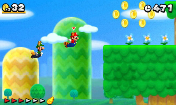 Jogue New Super Mario Bros. (EUA), um jogo de Mario bros