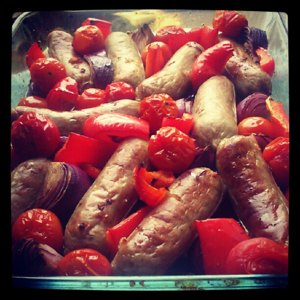 Jen's Place Honey & Balsamic Roasted Sausages