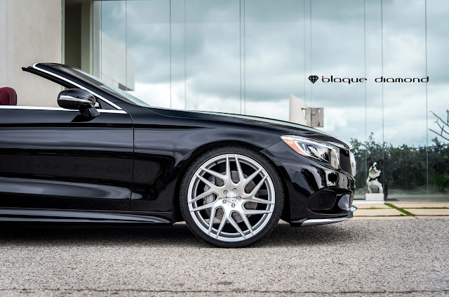 2017 Mercedes Benz C63 S Edition 1 Staggered on 20 BD11's - Blaque Diamond Wheels