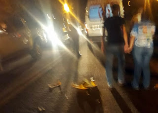 Roncador: Condutor fica ferido em acidente na Avenida São Pedro