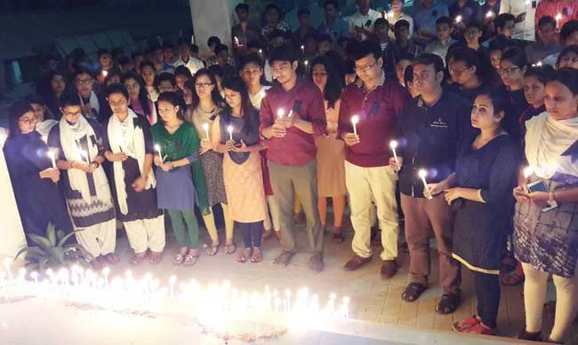 Nepali students condole condolences at Rangpur dental college