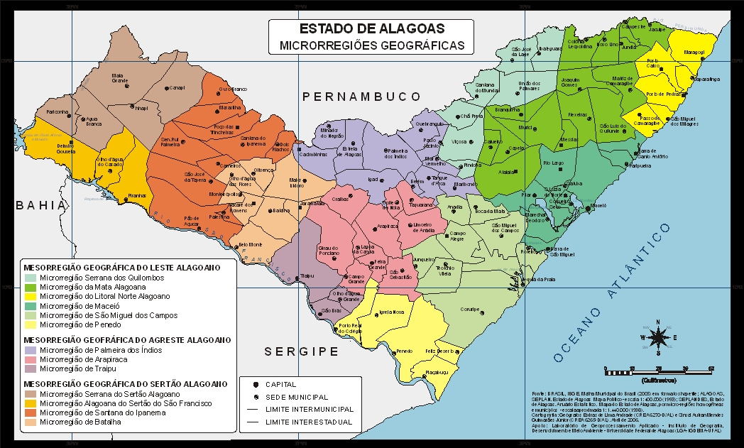Sertão das Alagoas Mapas